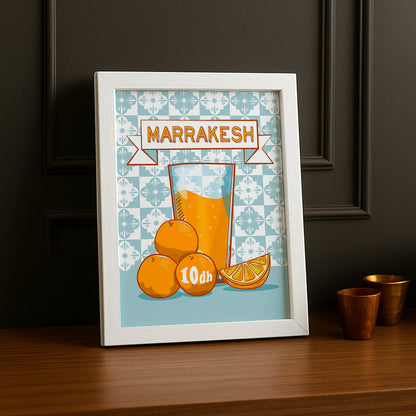 Maroc Marrakech Juice - Poster