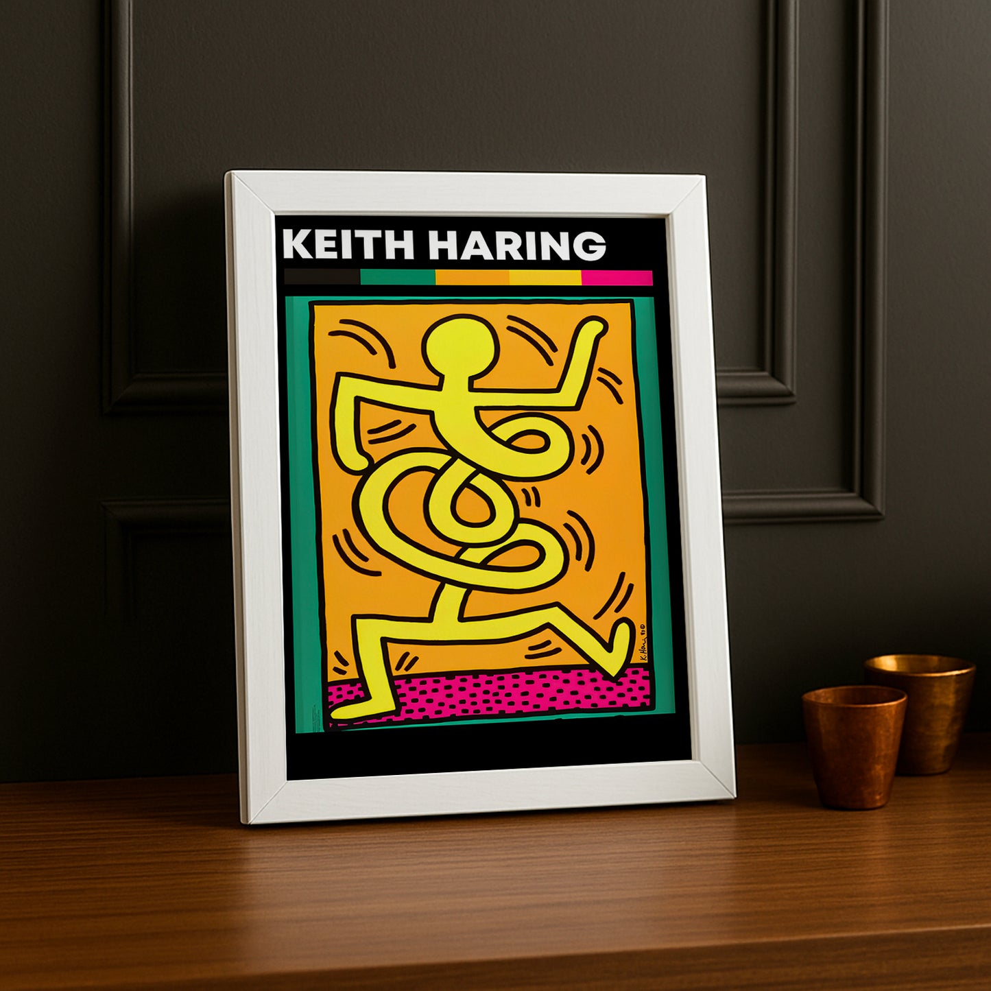 Cadre photo Keith Haring
