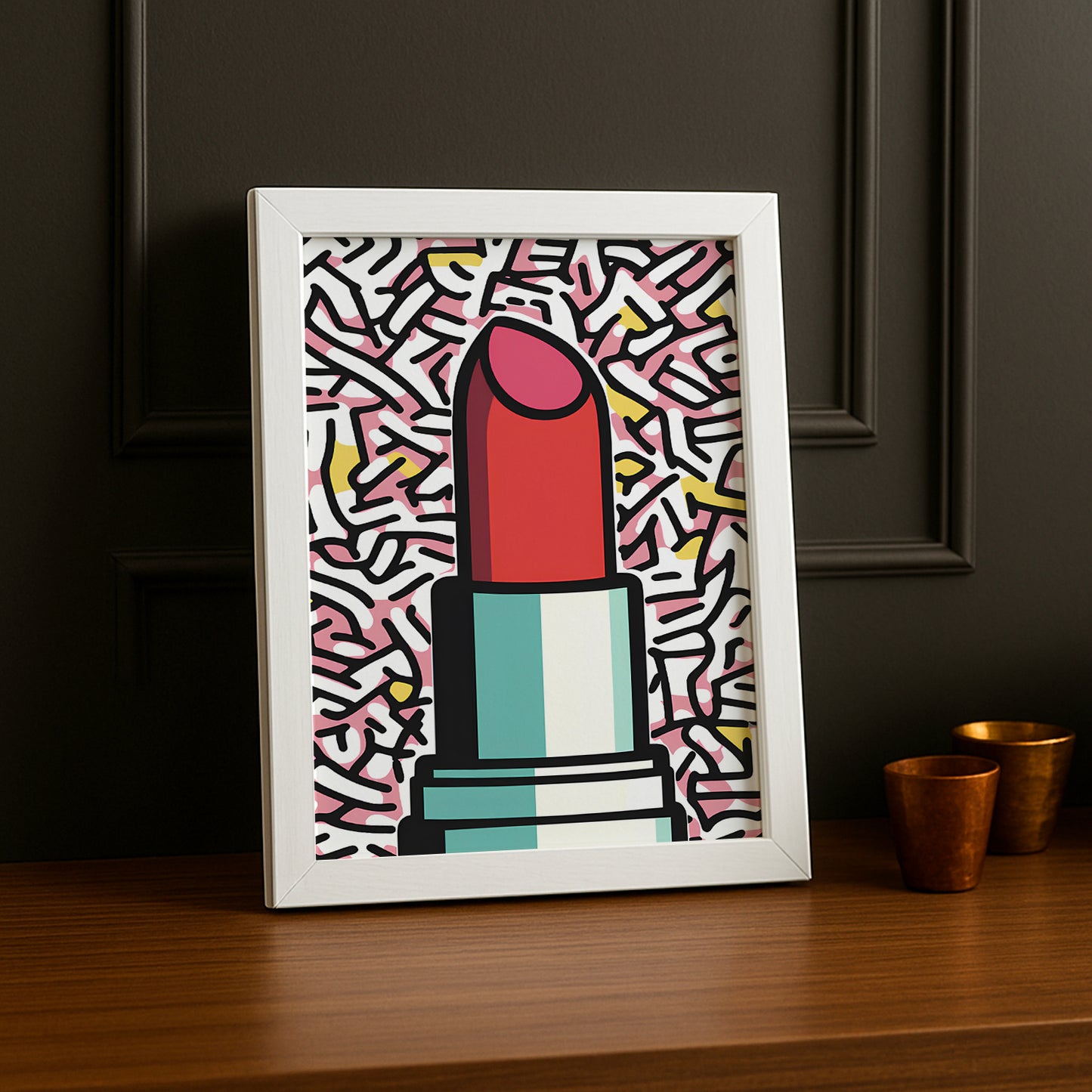 Cadre photo Keith Haring "Gloss"