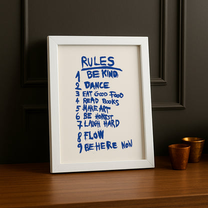 Cadre photo Citation - Rules