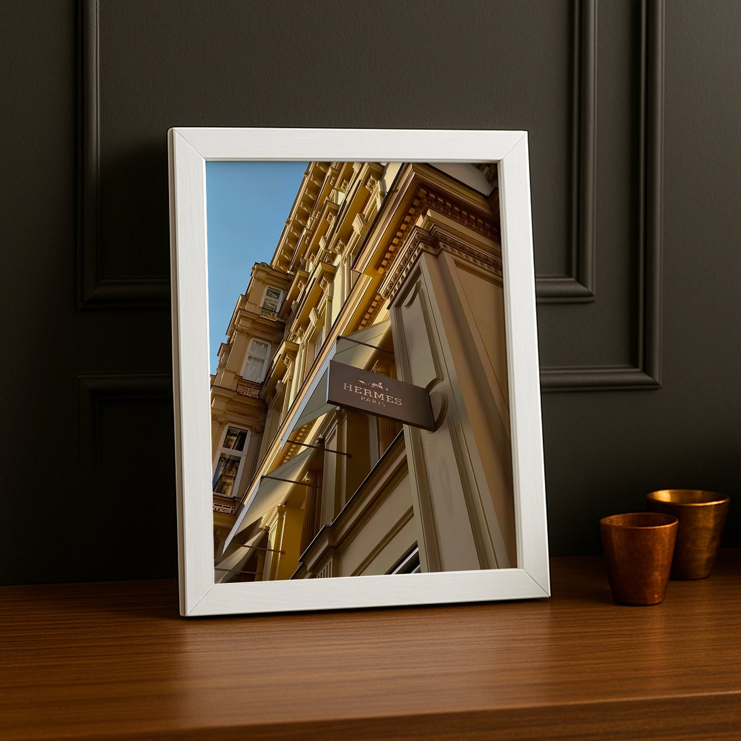 Cadre photo Hermès - Magasin