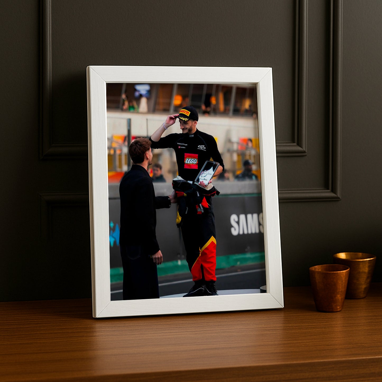 Poster encadrée GP Explorer - Squeezie Podium