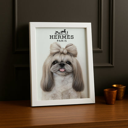 Cadre photo Hermès - Chien
