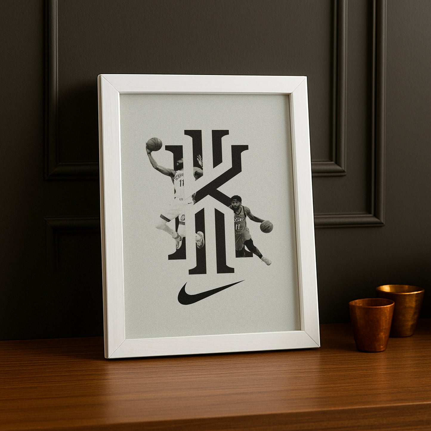 Cadre photo NBA - Kyrie Irving Logo