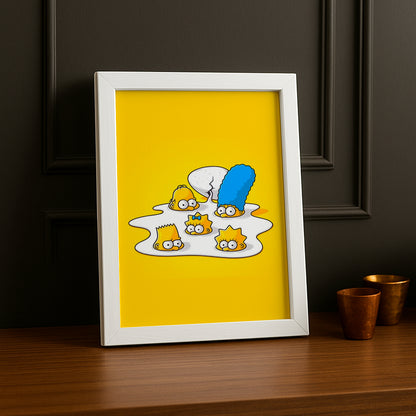 Cadre Photo Les Simpsons - Omelette