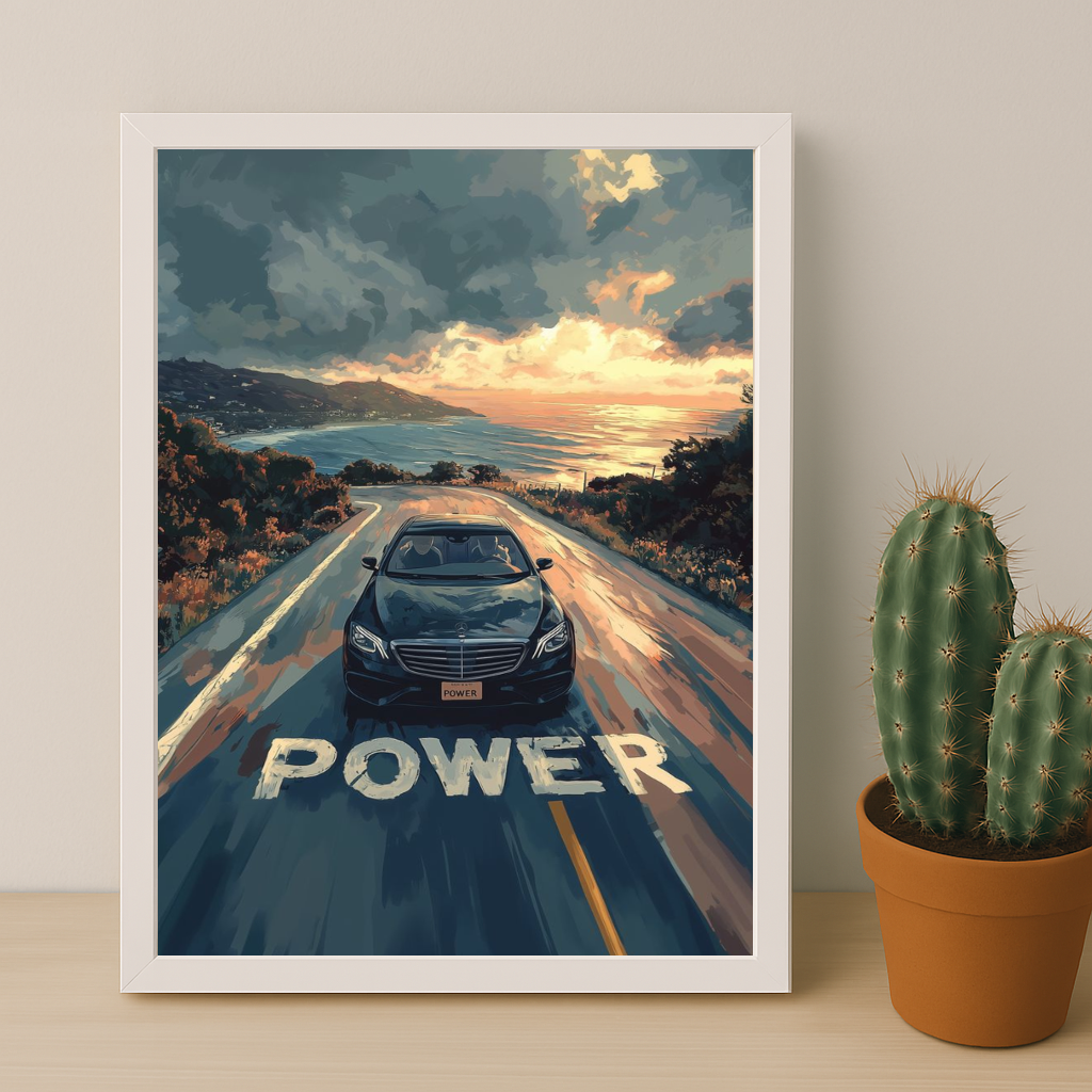 Mercedes Classe S - Poster