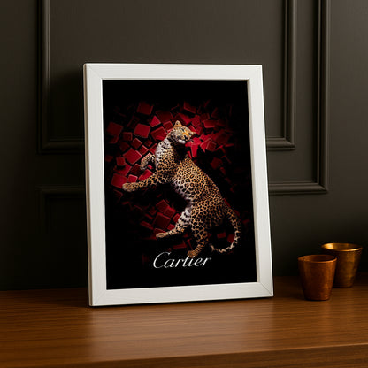 Cadre photo Cartier - Panthère Allonger