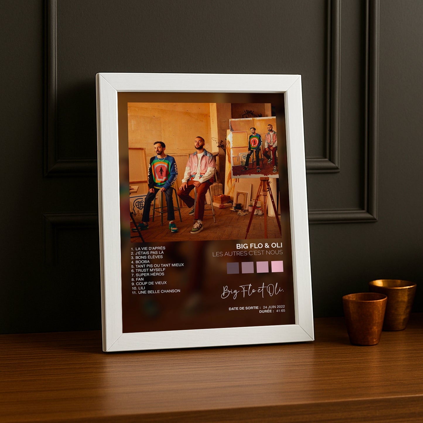 Cadre photo Album - Les autres c'est nous de BigFlo et Oli
