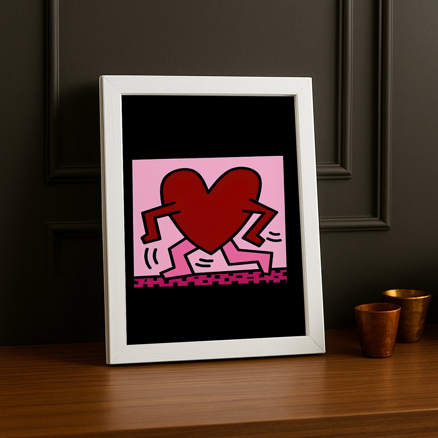 Cadre photo Keith Haring