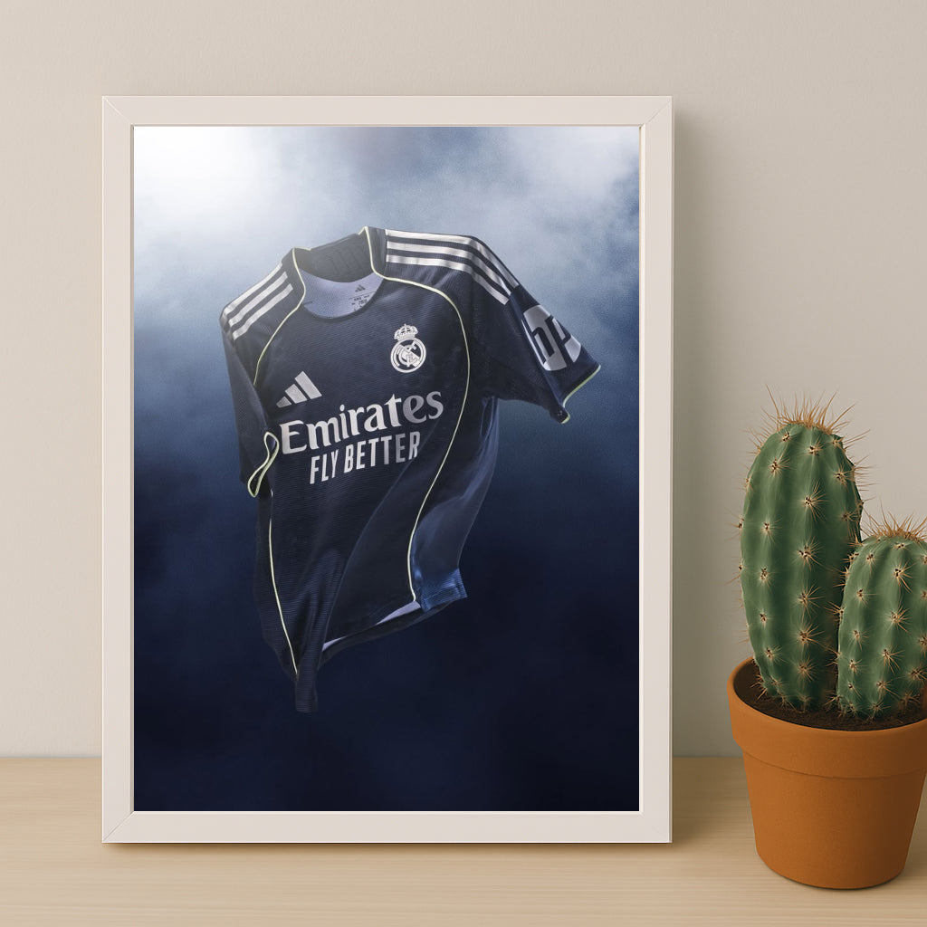 Cadre photo - Maillot Real Madrid Extérieur 25-26