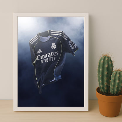Cadre photo - Maillot Real Madrid Extérieur 25-26