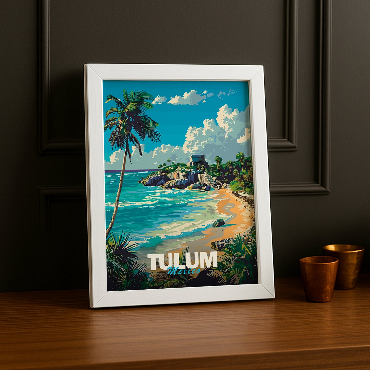 Cadre photo Tulum Mexico