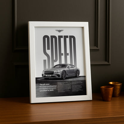 Poster Voitures - Bentley Continental GT Speed