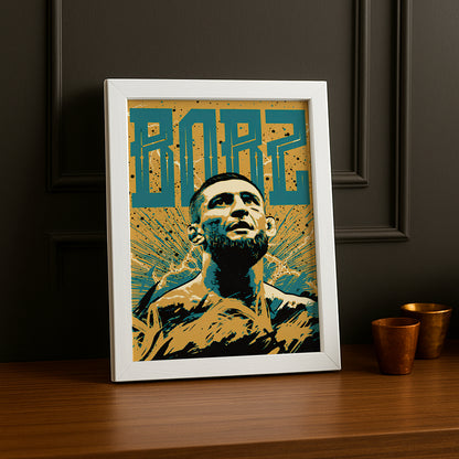 Poster UFC - Khamzat Chimaev Borz Illustration