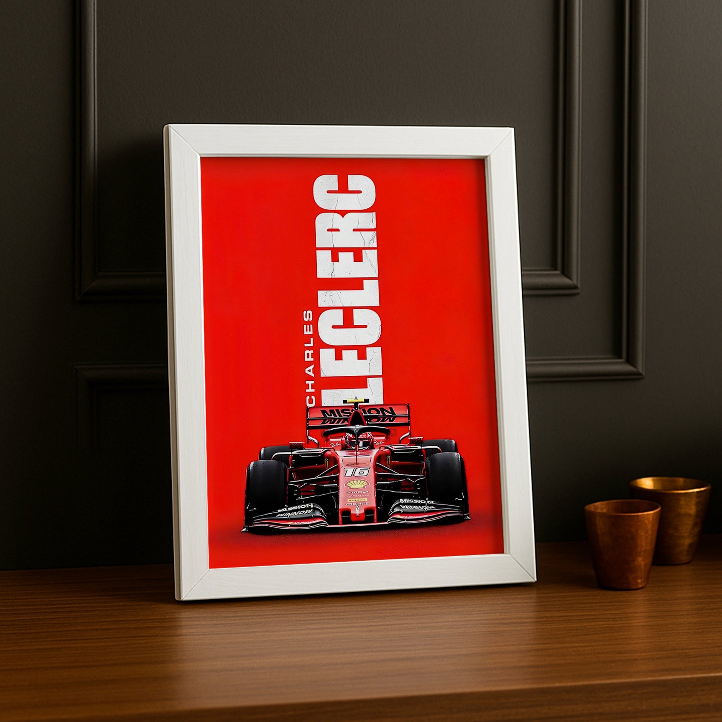 Cadre photo Charles Leclerc Formula 1