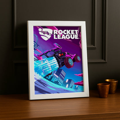 Cadre Photo Rocket League - Voiture violette