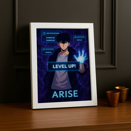 Cadre Photo Solo Leveling - Level Up Notification