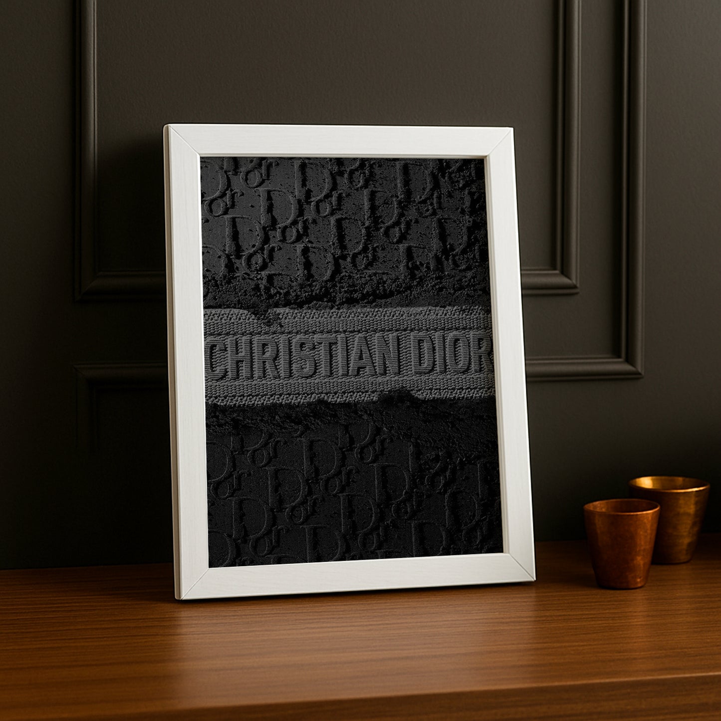 Cadre photo Christian Dior Black