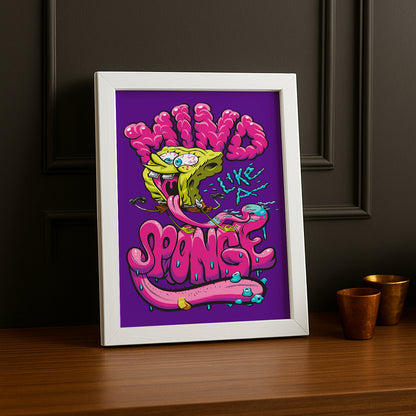 Cadre Photo Bob L'Éponge - Mind like a Sponge