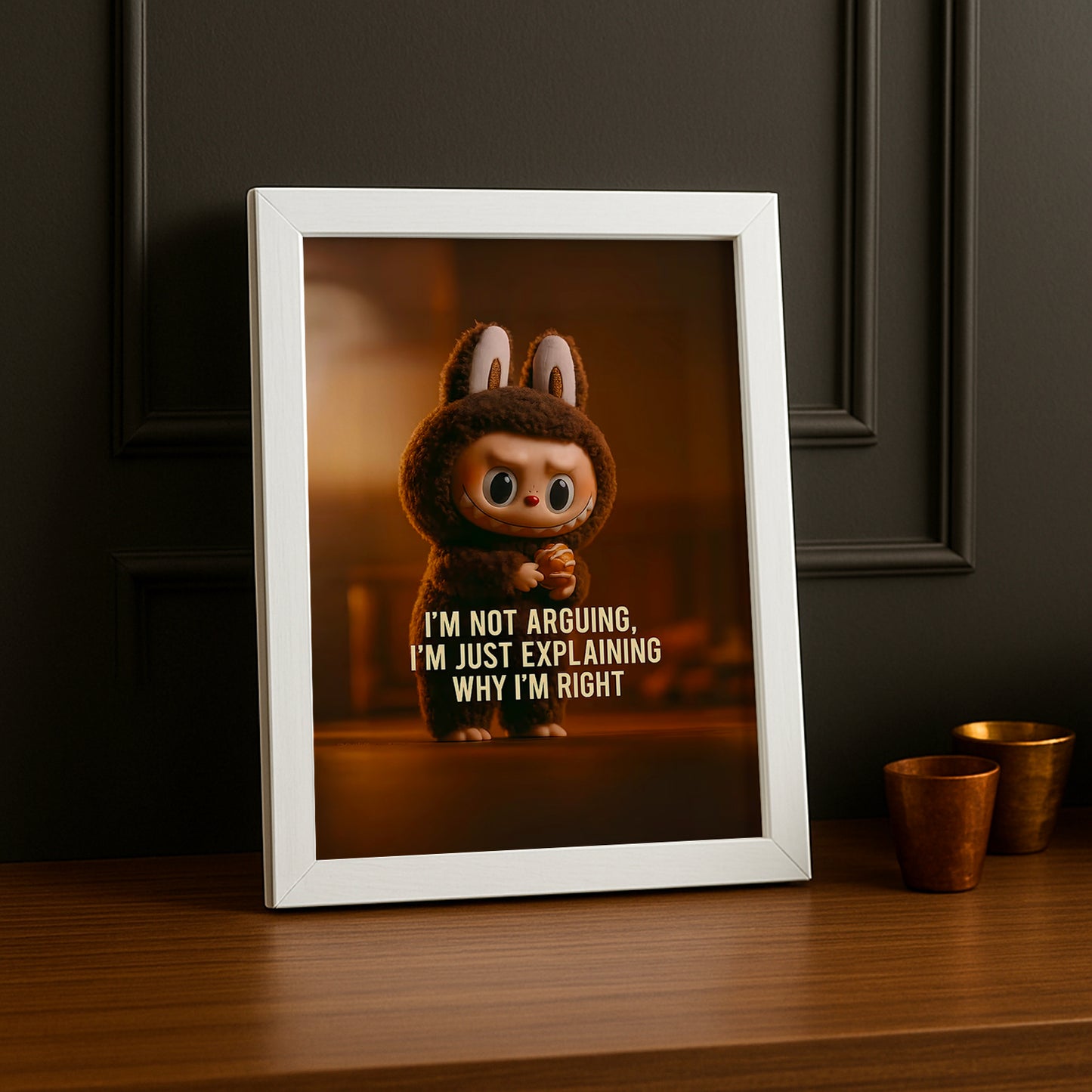 Poster Labubu - I'm not arguing, i'm just explaining why i'm right