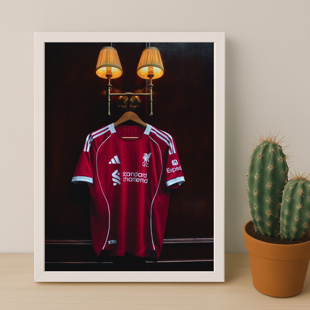 Cadre photo - Maillot Liverpool FC 25-26