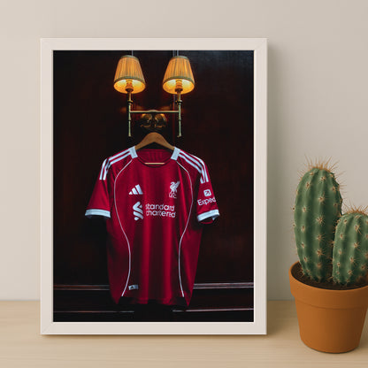 Cadre photo - Maillot Liverpool FC 25-26