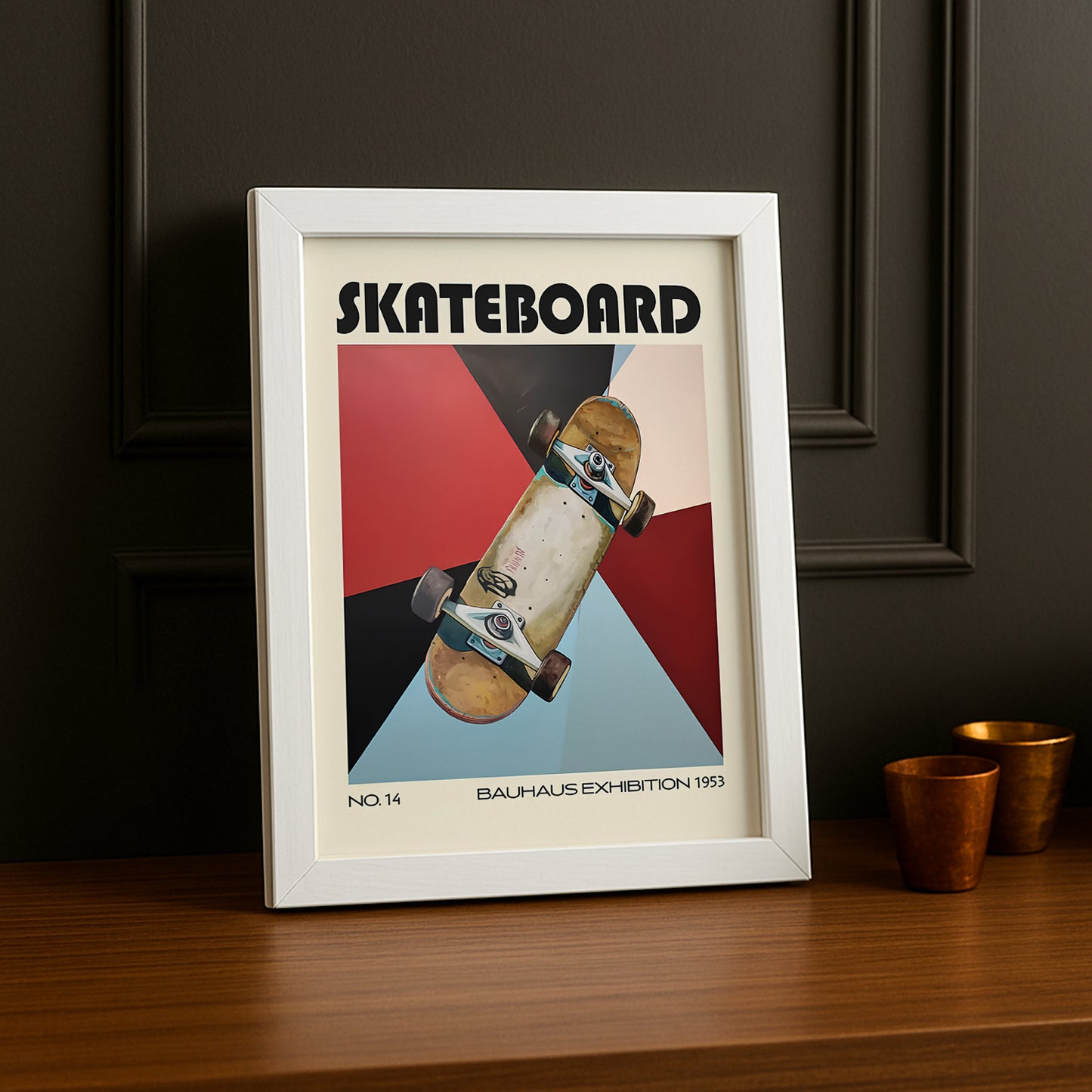 Cadre photo Bauhaus Skateboard