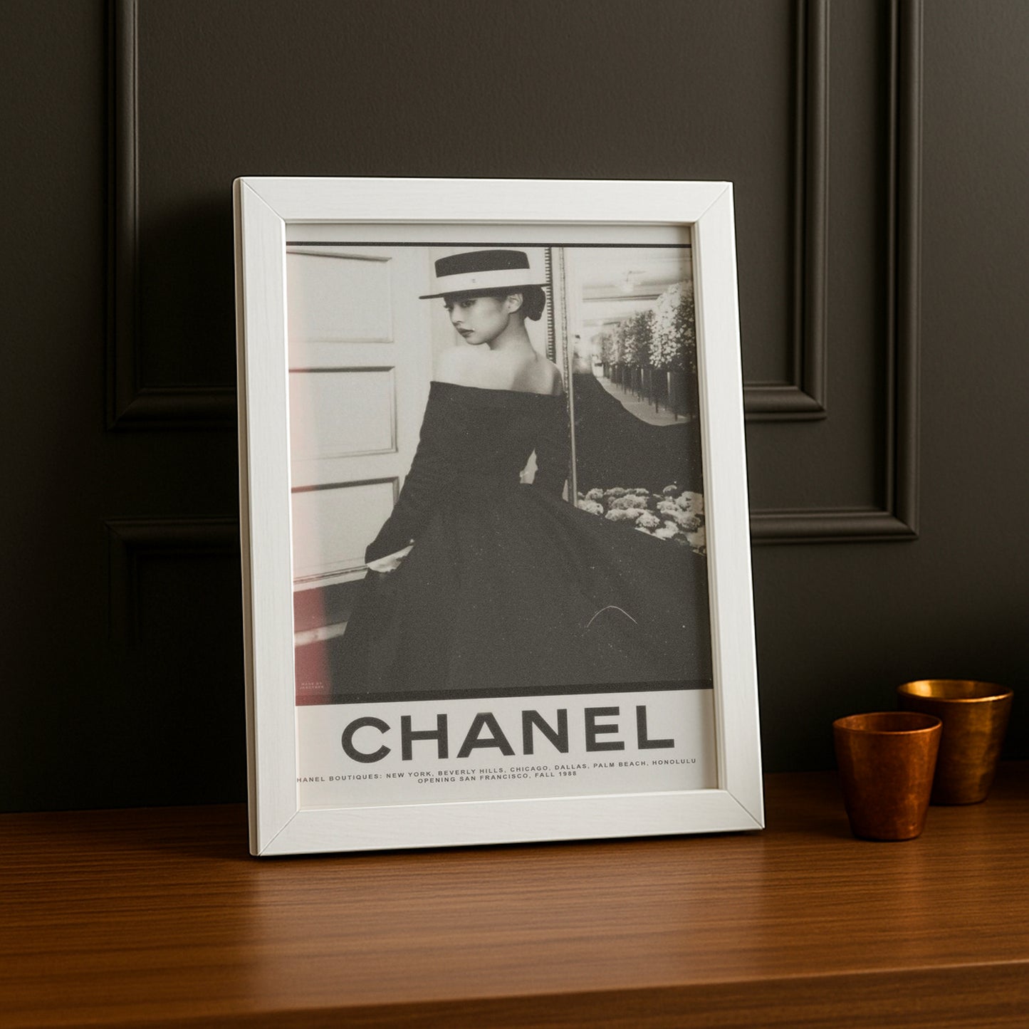 Poster Photo Chanel - Noir et Blanc