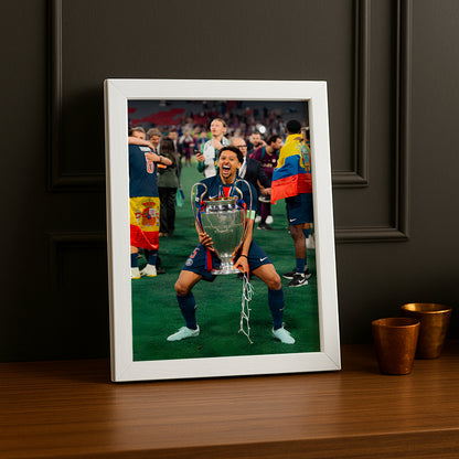 Cadre photo Paris Saint-Germain Marquinhos Ligue des champions