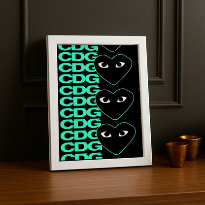 Cadre photo Comme des garçons