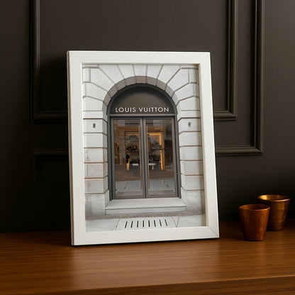 Cadre photo Louis Vuitton magasin