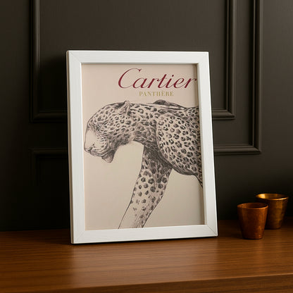 Cadre photo Cartier - Dessin Panthère
