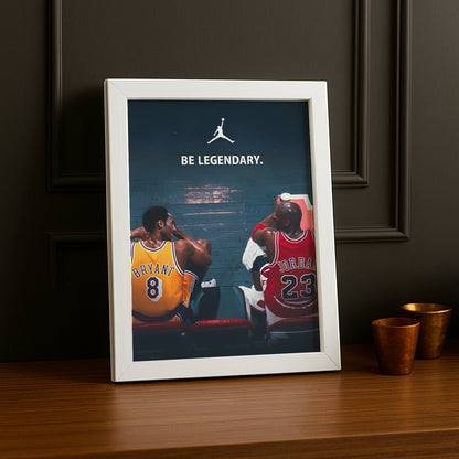 Cadre photo NBA - Be Legendary Jordan x Bryant