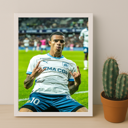 Olympique de Marseille Greenwood - Poster