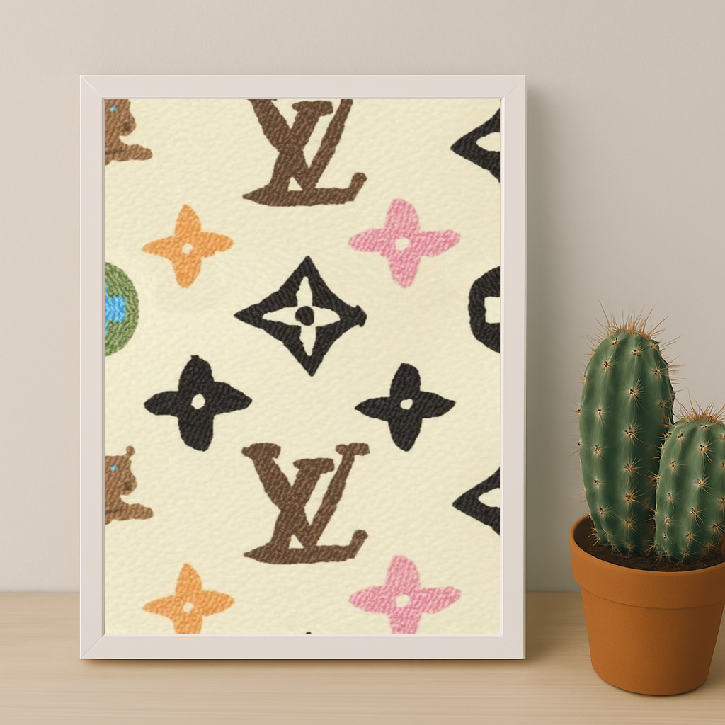 Cadre photo Louis Vuitton multi-couleurs