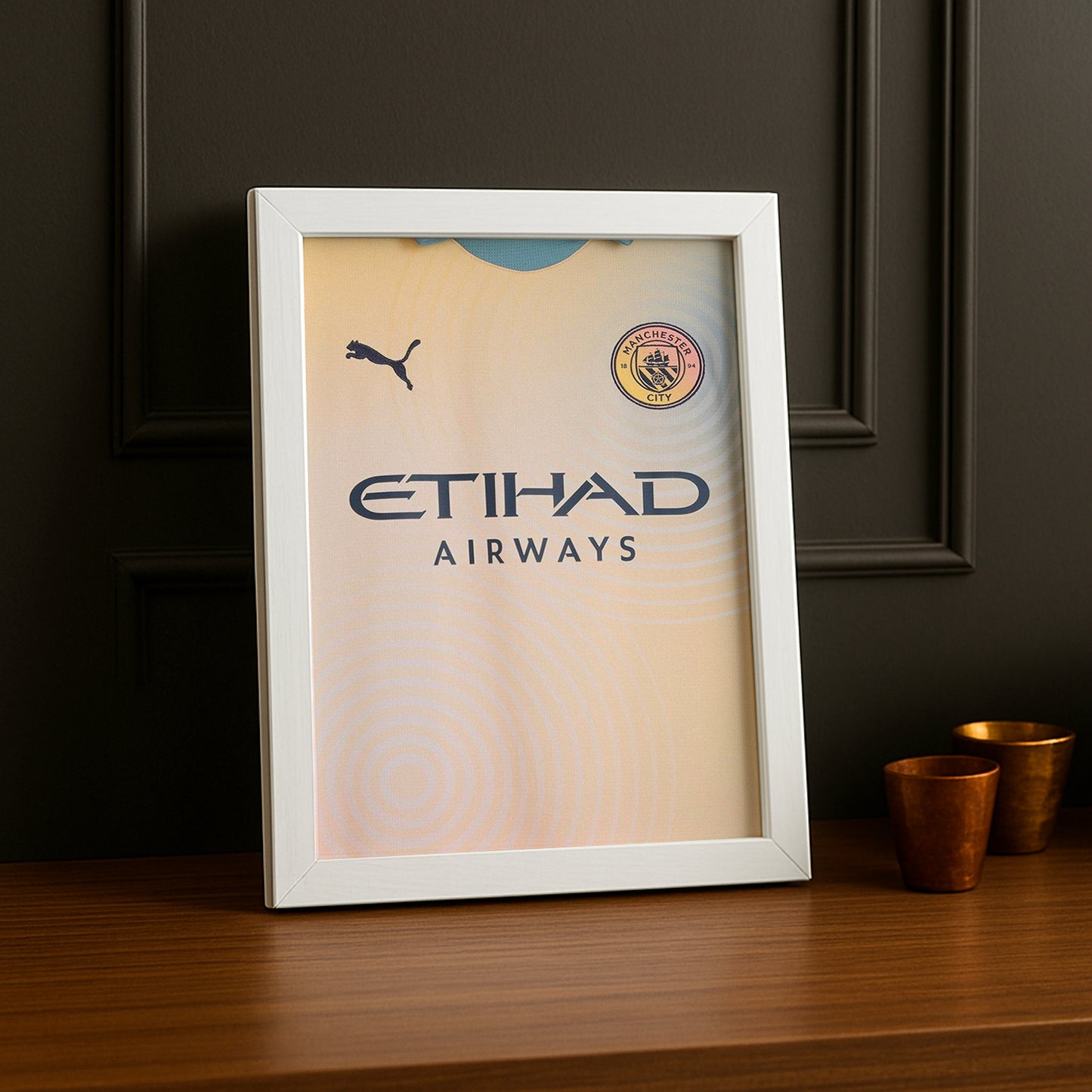 Cadre photo Maillot de Manchester City Fourth