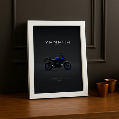 Cadre Photo Moto - Yamaha MT-07