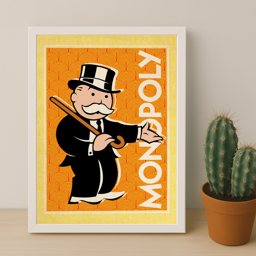 Monopoly Orange - Poster