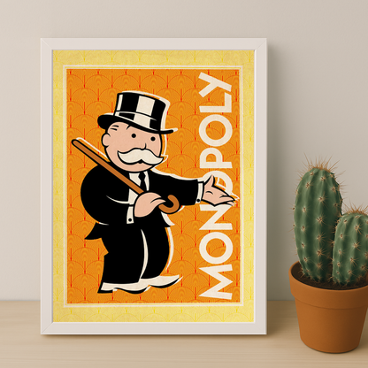 Monopoly Orange - Poster