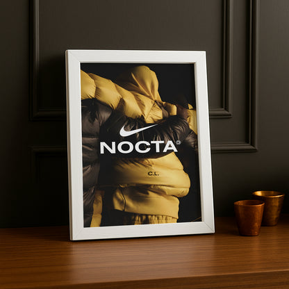 Cadre photo Nocta x Nike jaune