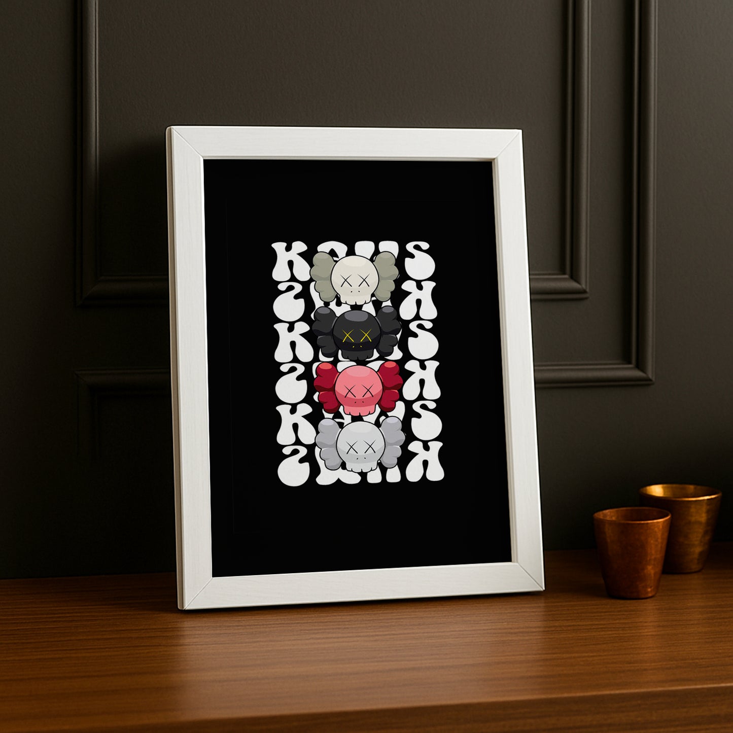 Poster Kaws head