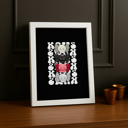 Poster Kaws head