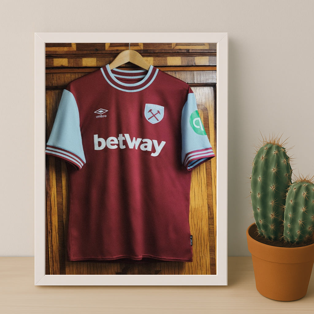 Cadre photo - Maillot West Ham 25-26