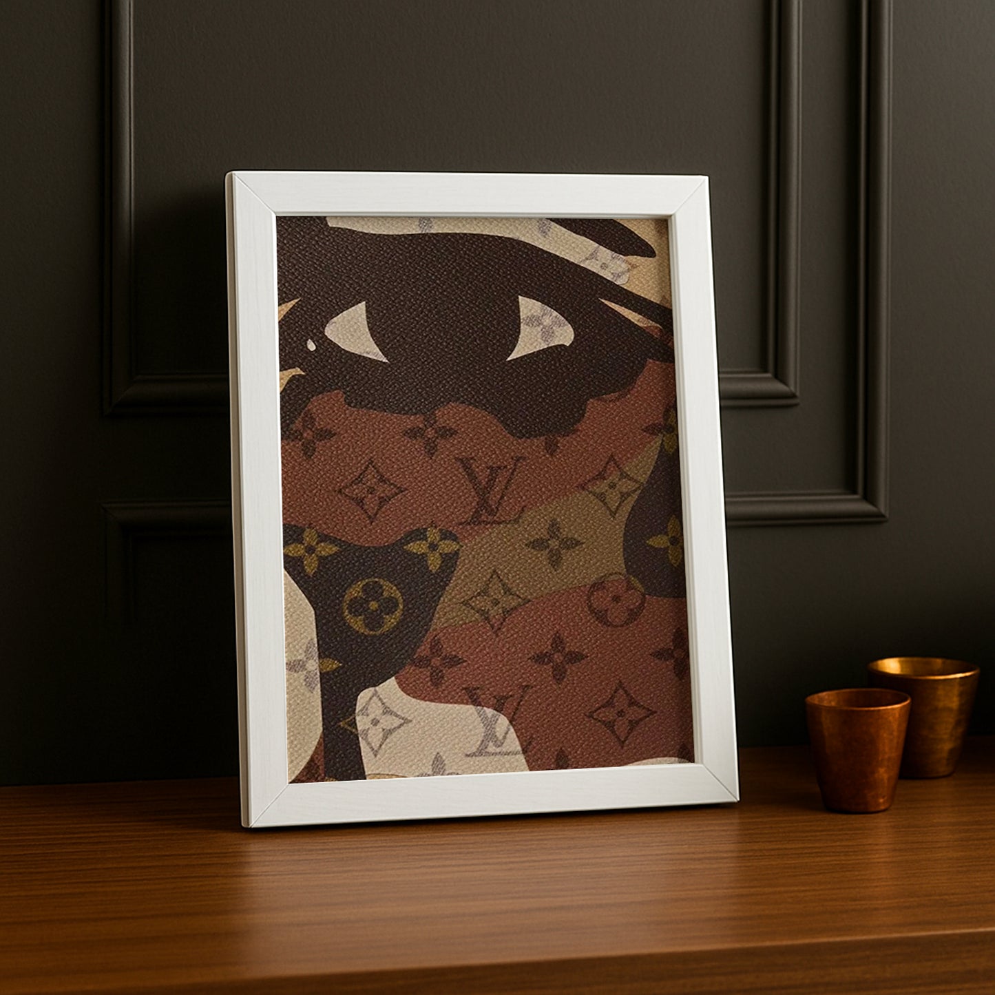 Cadre photo Louis Vuitton motif