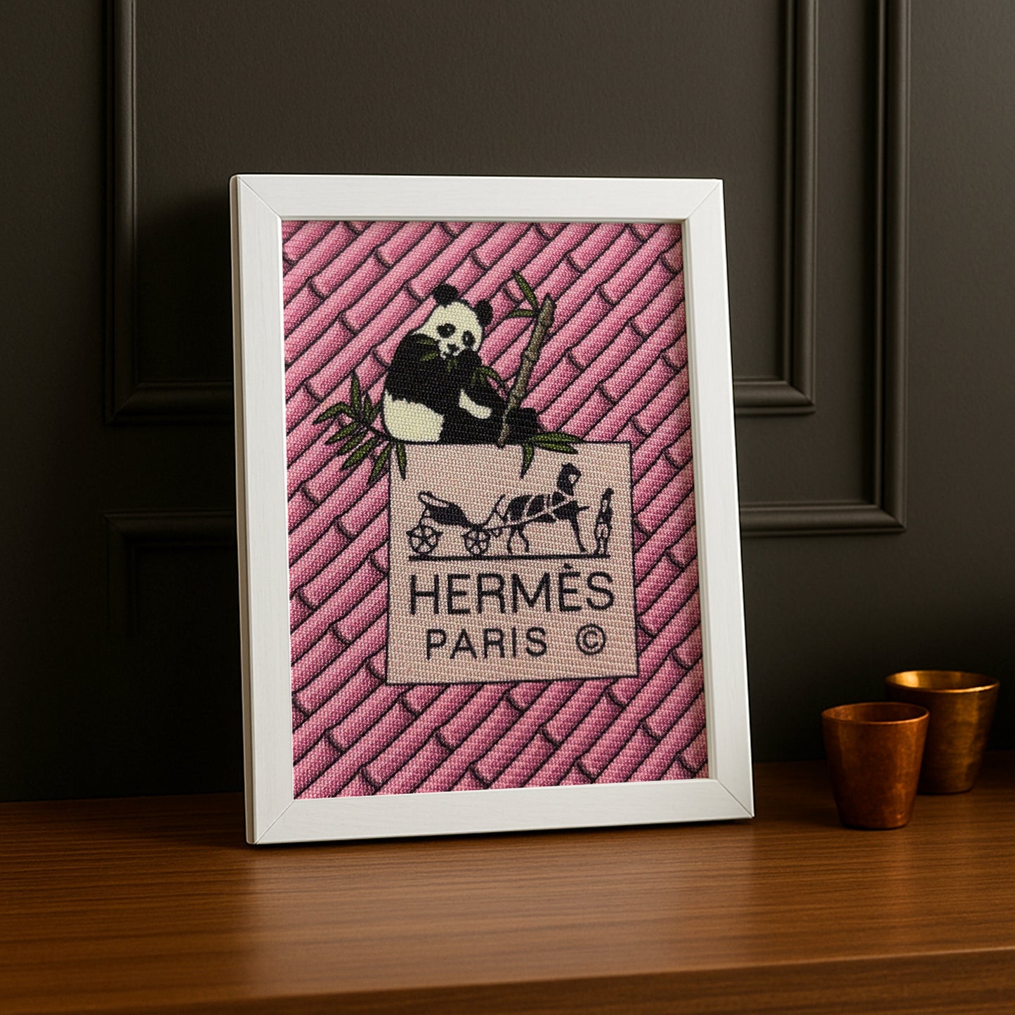 Cadre photo Hermès - Panda