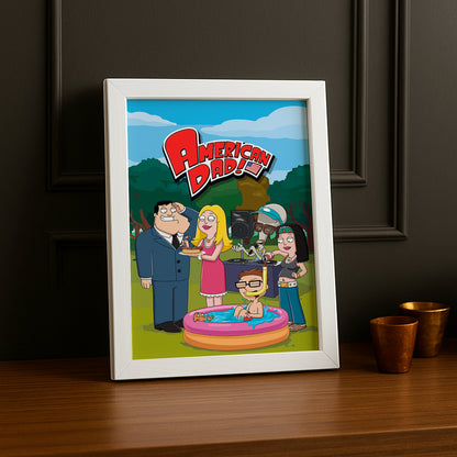 Cadre Photo American Dad - Jardin