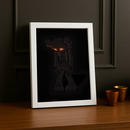 Cadre photo Kaws - Dark Companion