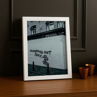 Cadre Photo Prada - Don't Panic Graffiti