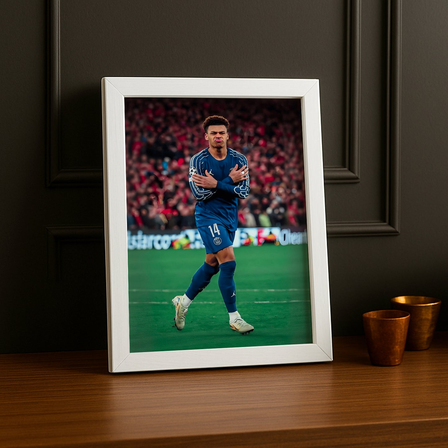 Cadre photo Paris Saint-Germain Désiré Doué Cold