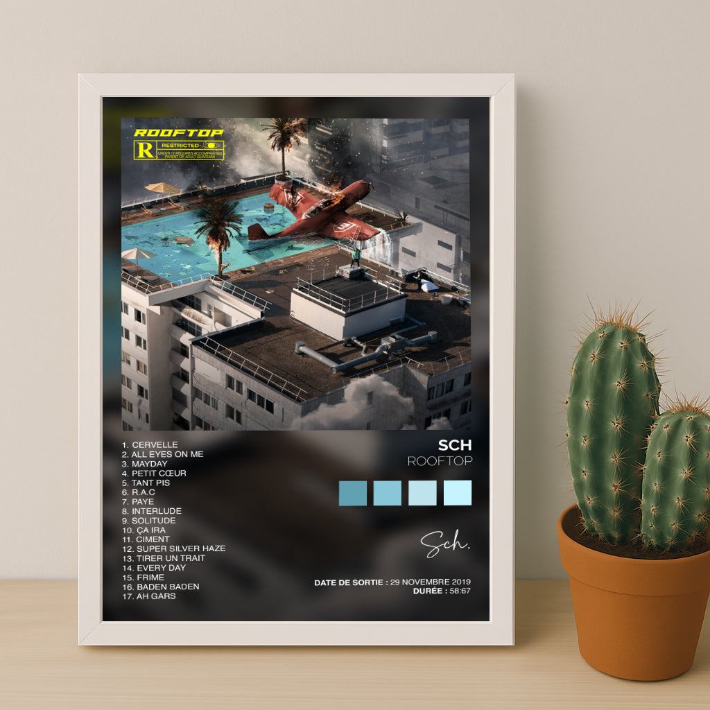 Poster SCH - Album Rooftop